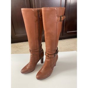 Cole Haan Nike Air Brown Leather Boots Sz 7